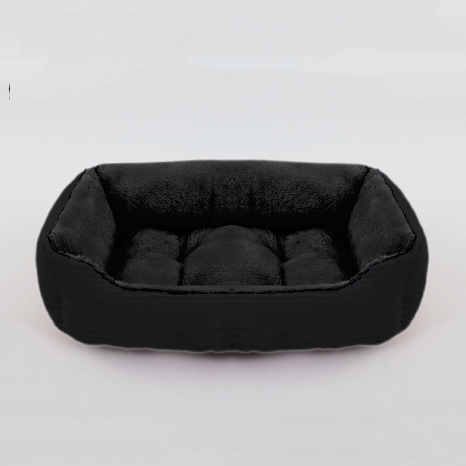 Plush Medium/Small Dog Calming Dog Bed