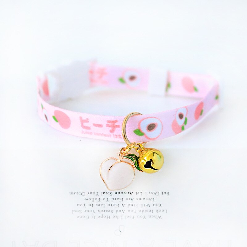 Adjustable Cat Collar(Includes a pendant, safety buckle & bells)