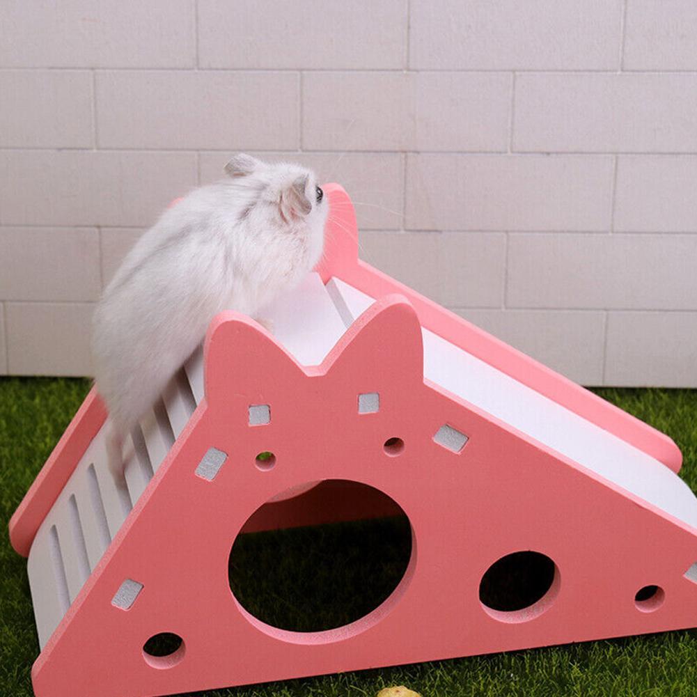 Hamster Slide For Small Fur Babies House Villa Cage Ladder Exercise