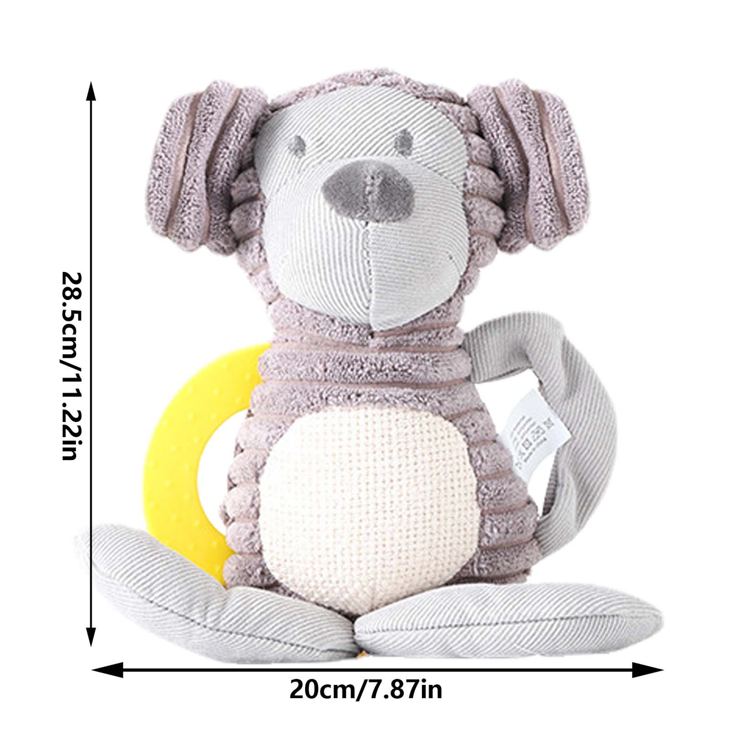 Dogs & Puppies Squeaky Toy Donkey Papa Duck Durable Chew