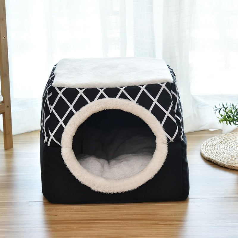 Soft House Bed for Dogs Cats & Small Animals