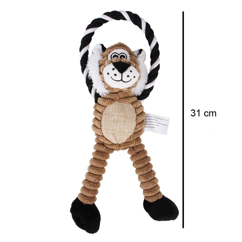 Funny Toy Animal Chews For Dogs and Puppies with Squeaker