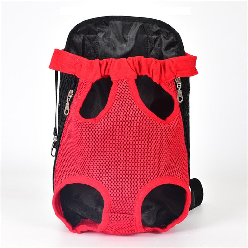 Dog Carrier Backpack Mesh Breathable Shoulder Handle Straps