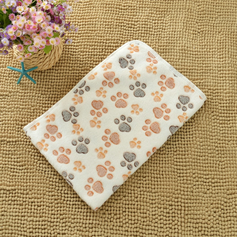 Small Pet Soft Warm Fleece Blanket