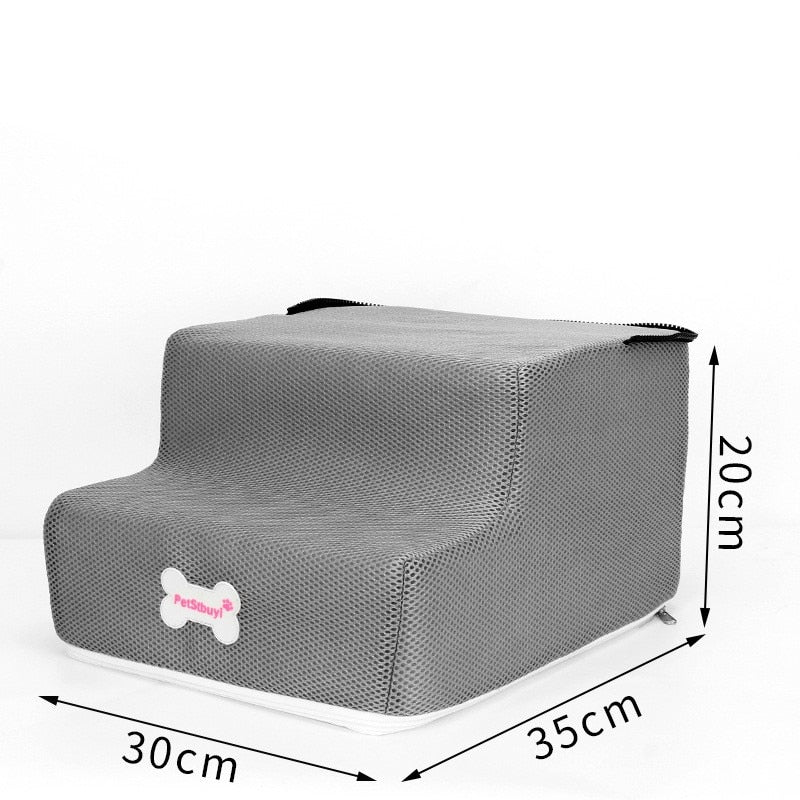 Dog Stairs 3 Steps Stairs for Small Dog or Cat Anti-slip Removable