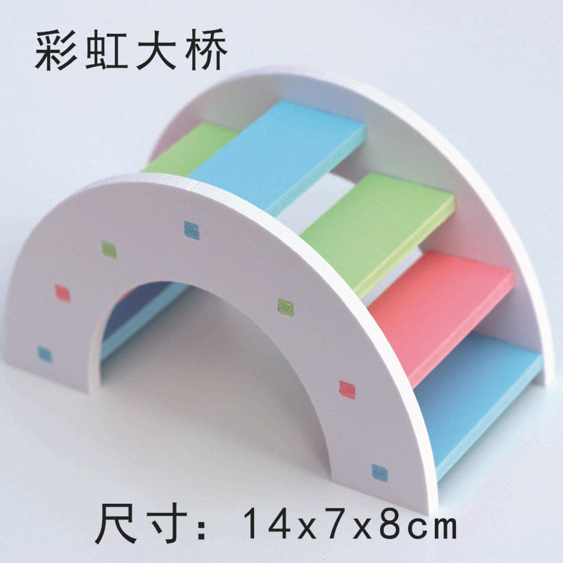 Rodent House And Climbing Accessories(Suitable for all cages)