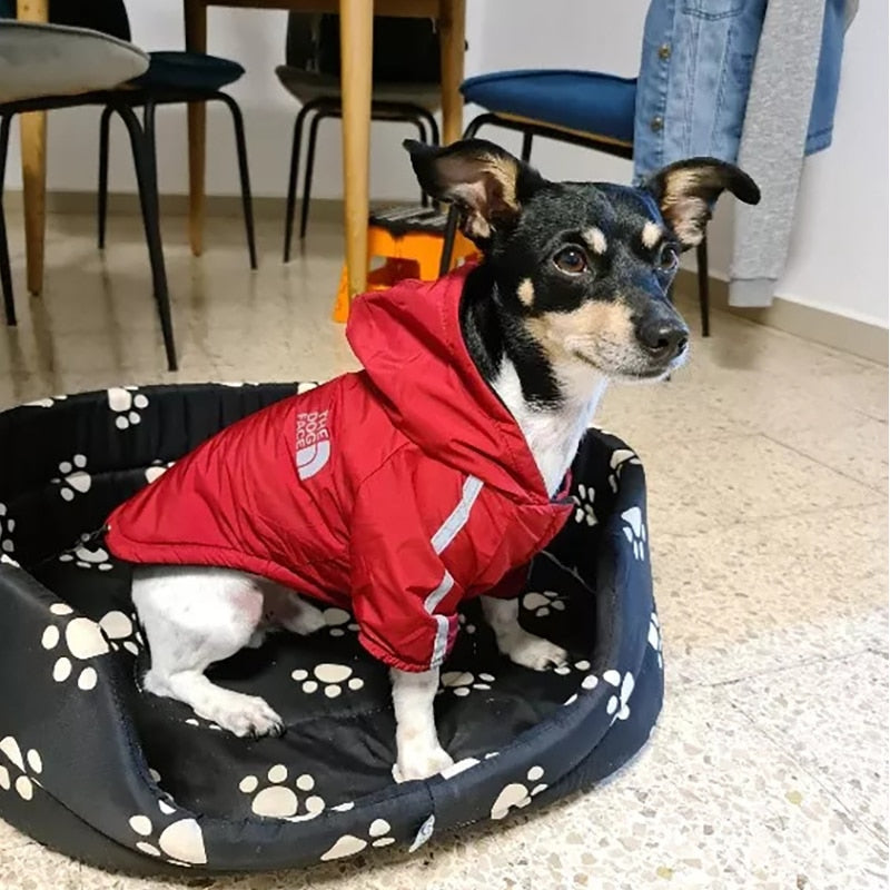 Waterproof Reflective Dog Coat For Small Medium Dogs Winter Warm Fleece