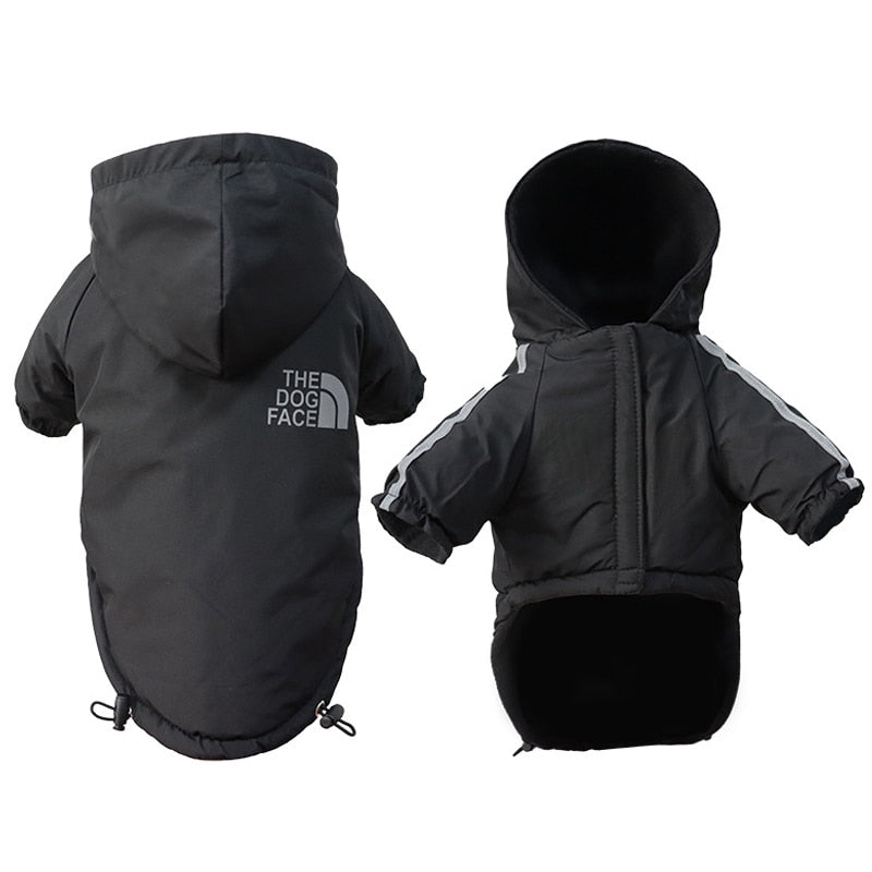 Waterproof Reflective Dog Coat For Small Medium Dogs Winter Warm Fleece