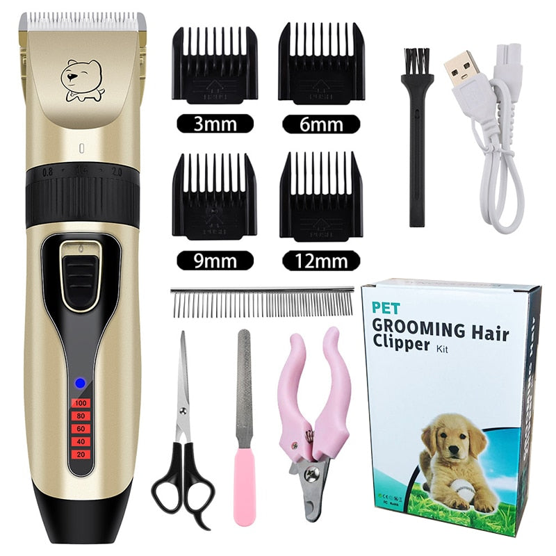 Electric Dog Clippers Professional Pet Hair Trimmer