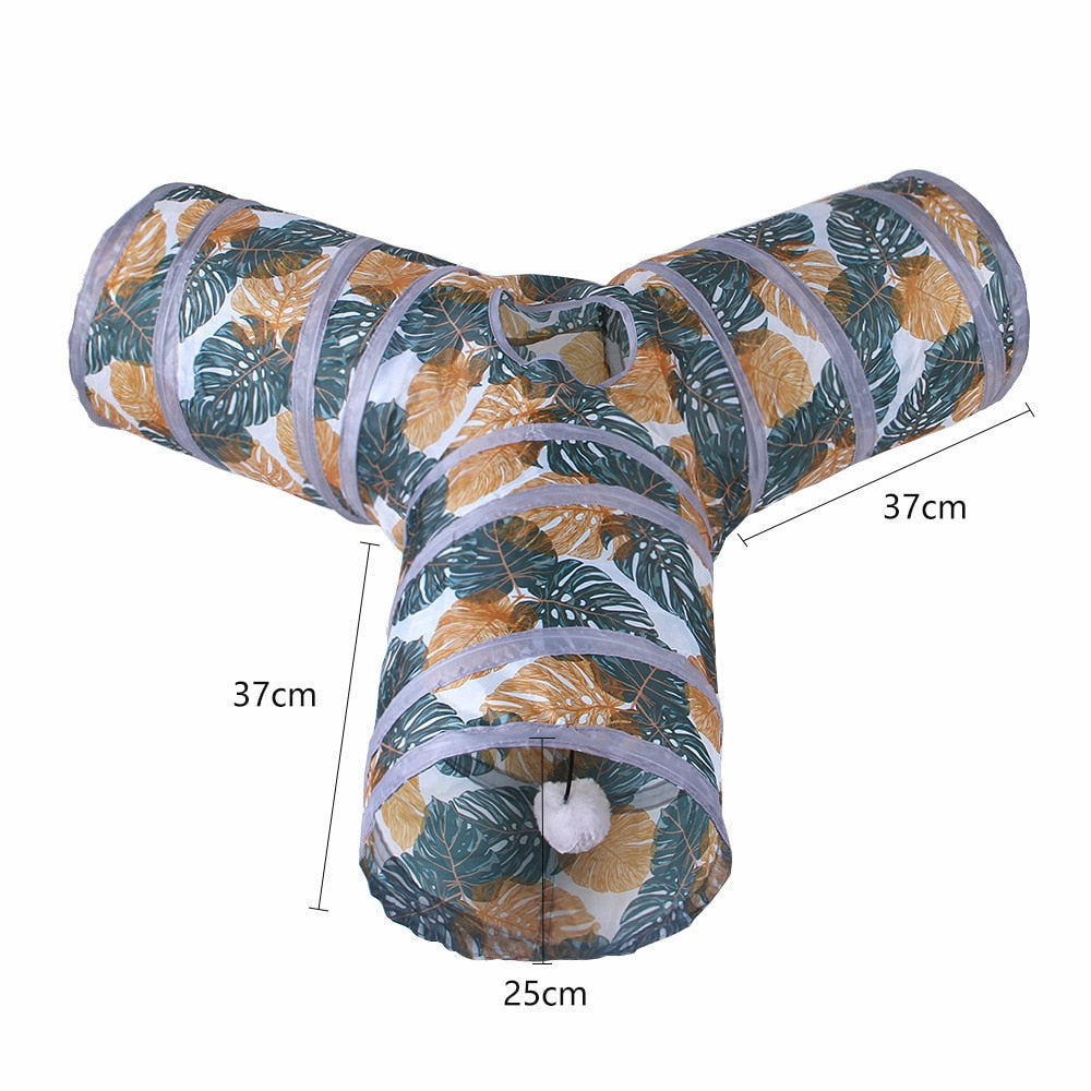 Cats Fold-able Tunnel Interactive Fun Toy
