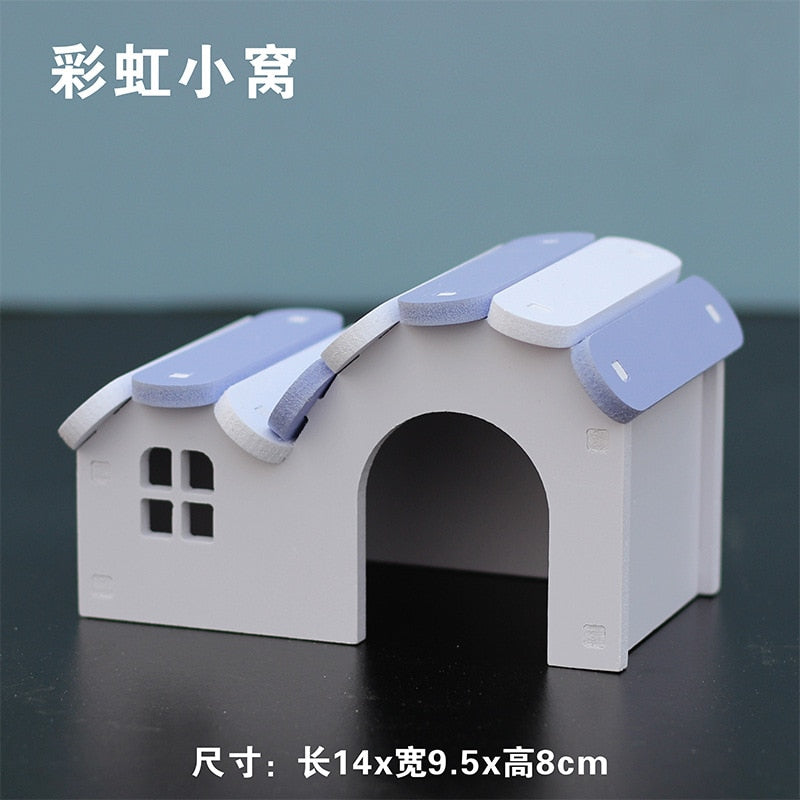 Rodent House And Climbing Accessories(Suitable for all cages)