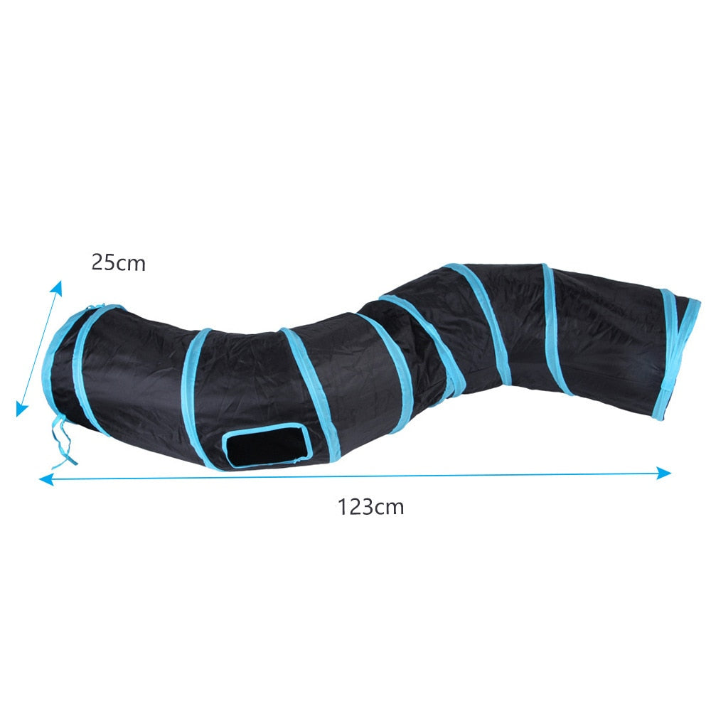 Cats Fold-able Tunnel Interactive Fun Toy