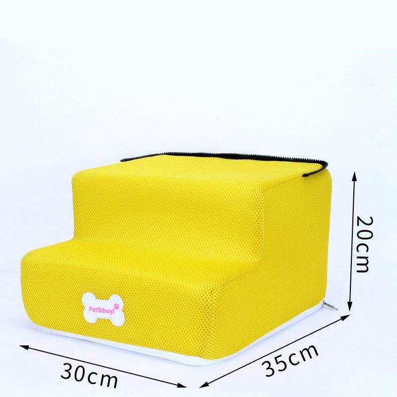 Dog Stairs 3 Steps Stairs for Small Dog or Cat Anti-slip Removable