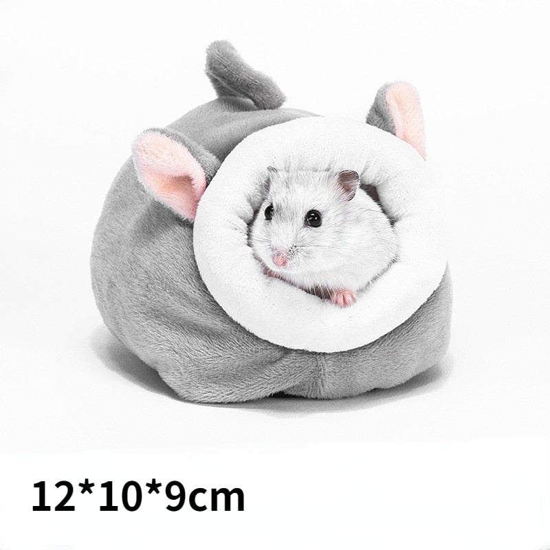 Soft Warm Bed House Hanging Nest & Mat for Hamsters and Other Small Rodents