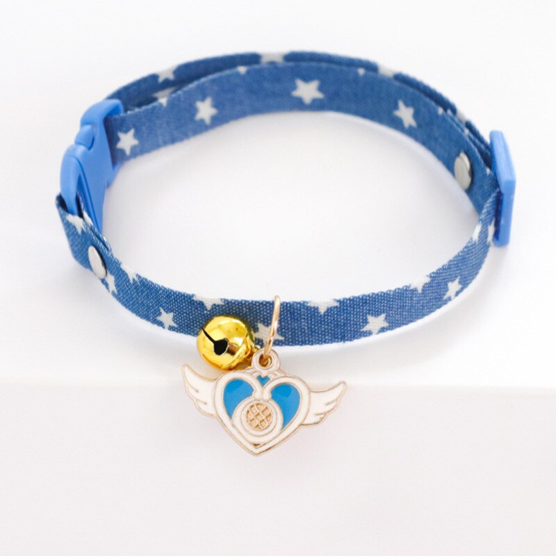 Adjustable Cat Collar(Includes a pendant, safety buckle & bells)