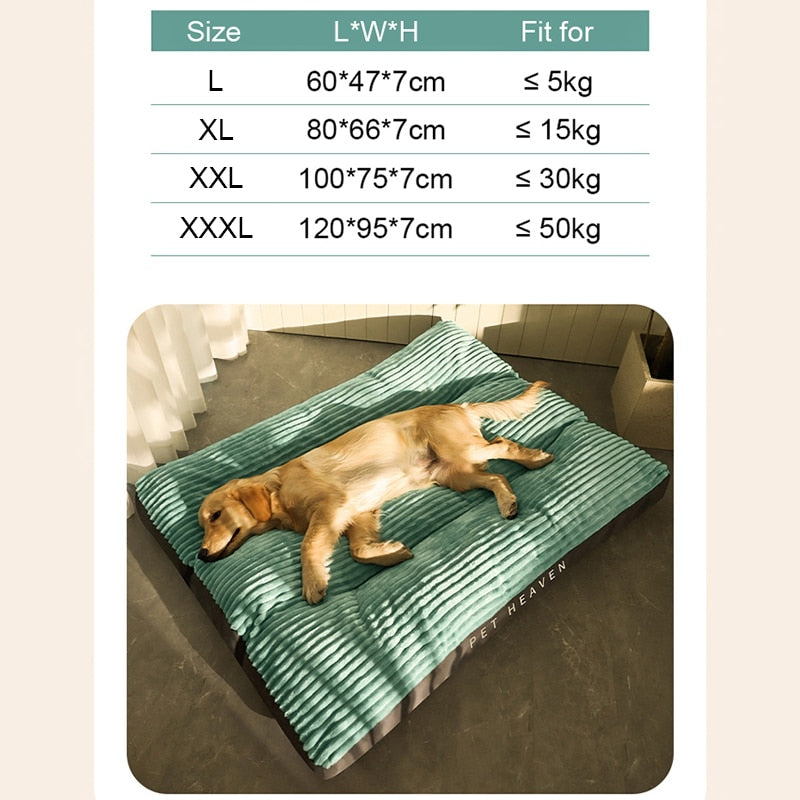 Large Dog Soft And Comfy Flat Bed(Removeable and washable cover)
