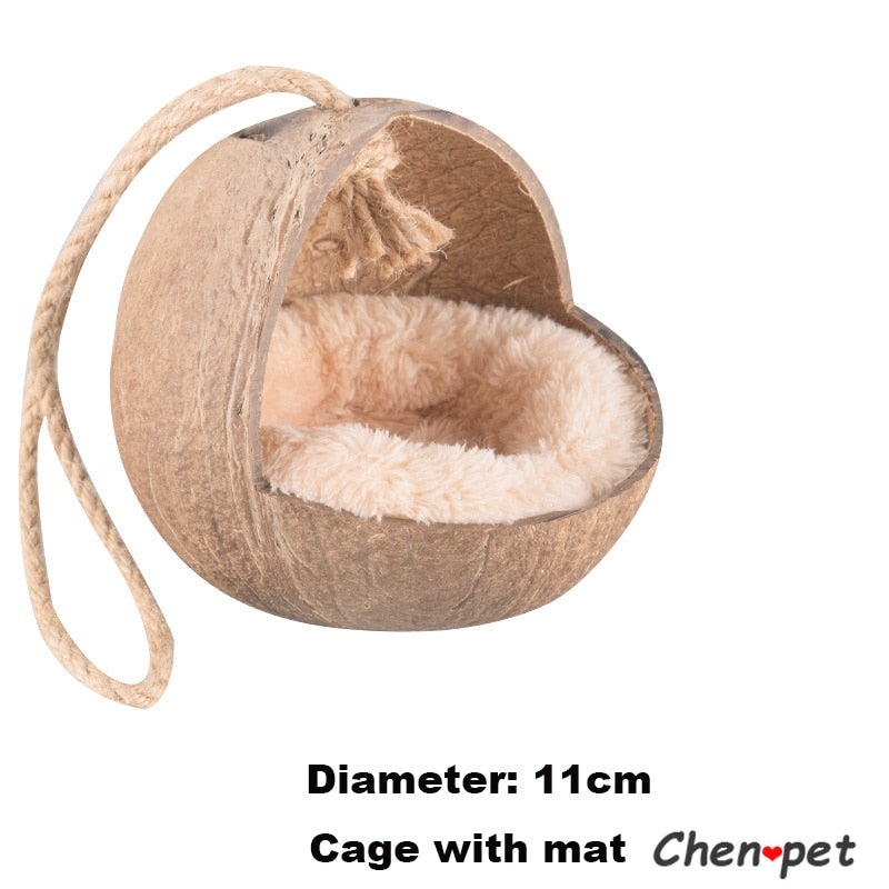 Natural Small Pet Coconut Nests