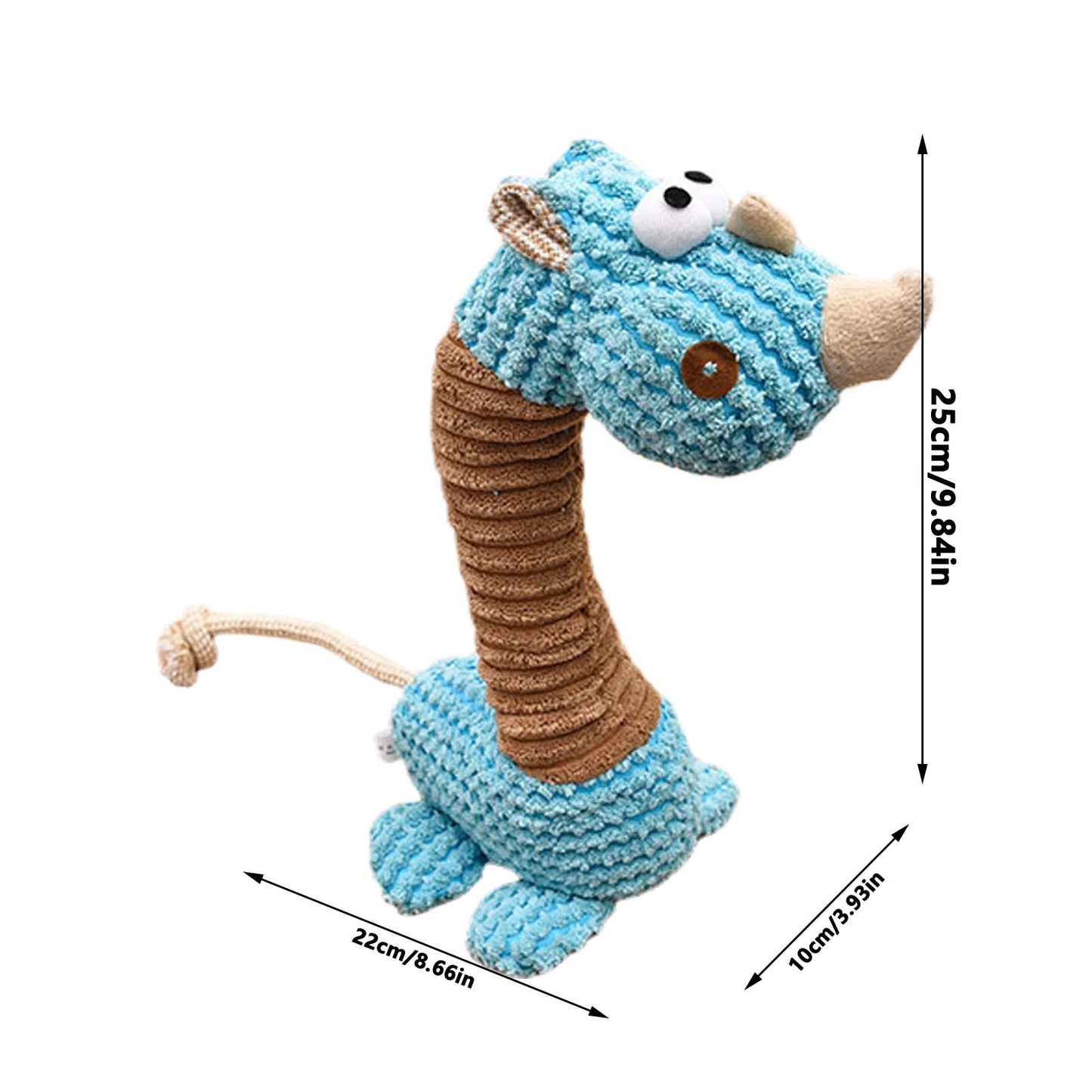 Dogs & Puppies Squeaky Toy Donkey Papa Duck Durable Chew