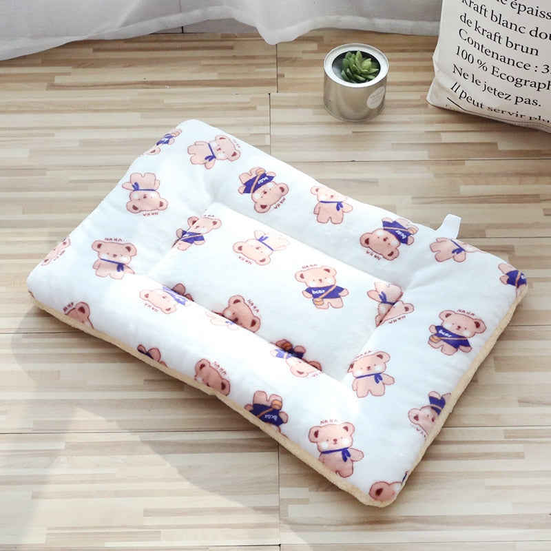 Soft Bed Mats Short Plush Pet Sleeping Bed Mats for Cats & Small Dogs