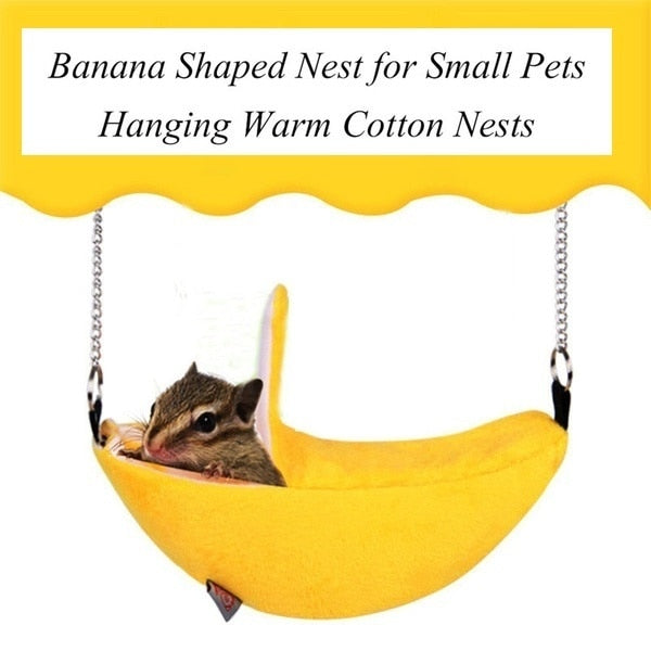 Banana Hammock For Hamsters And Other Small Rodents