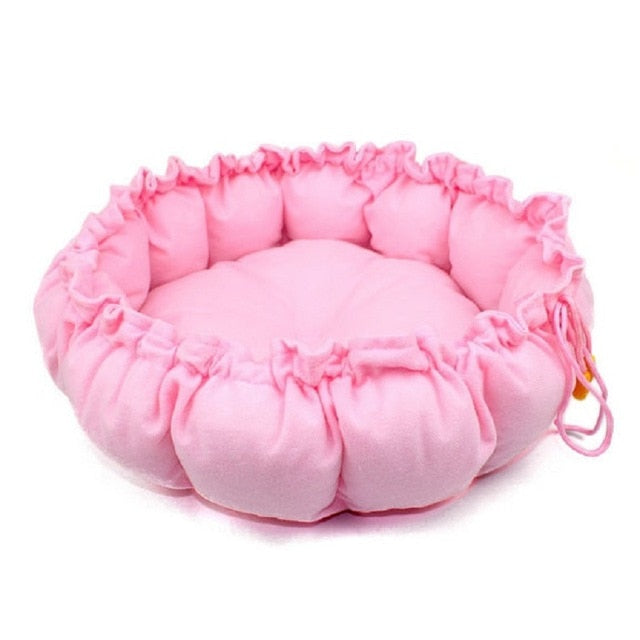 Round Cat Bed Cushion Warm Washable Sofa Soft for Sleeping