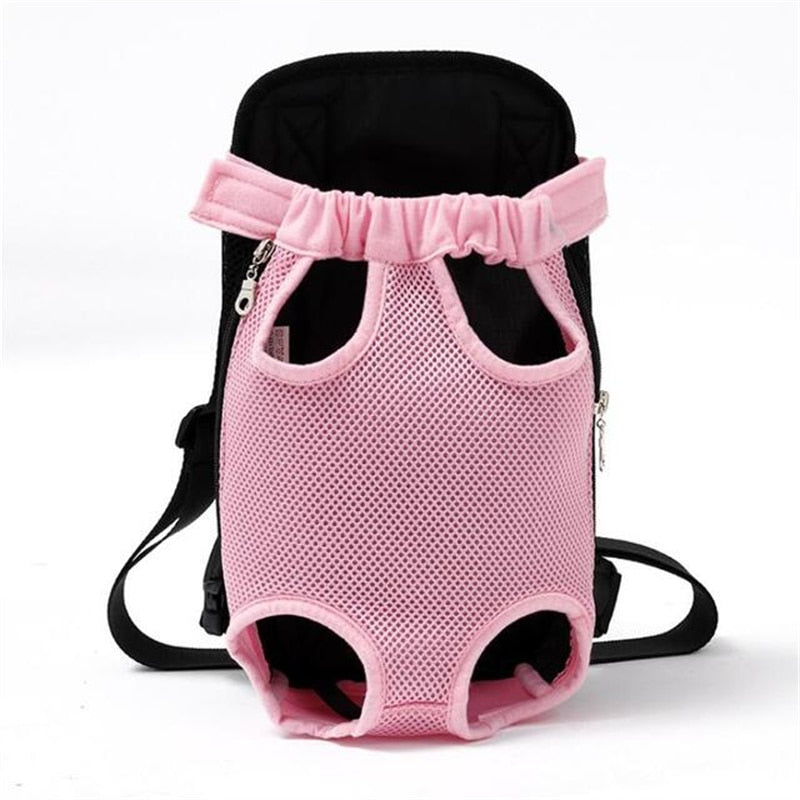 Dog Carrier Backpack Mesh Breathable Shoulder Handle Straps