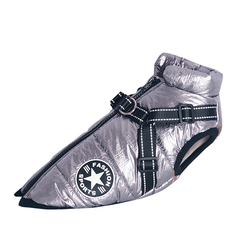 Dog Jacket With Harness Warm & Waterproof