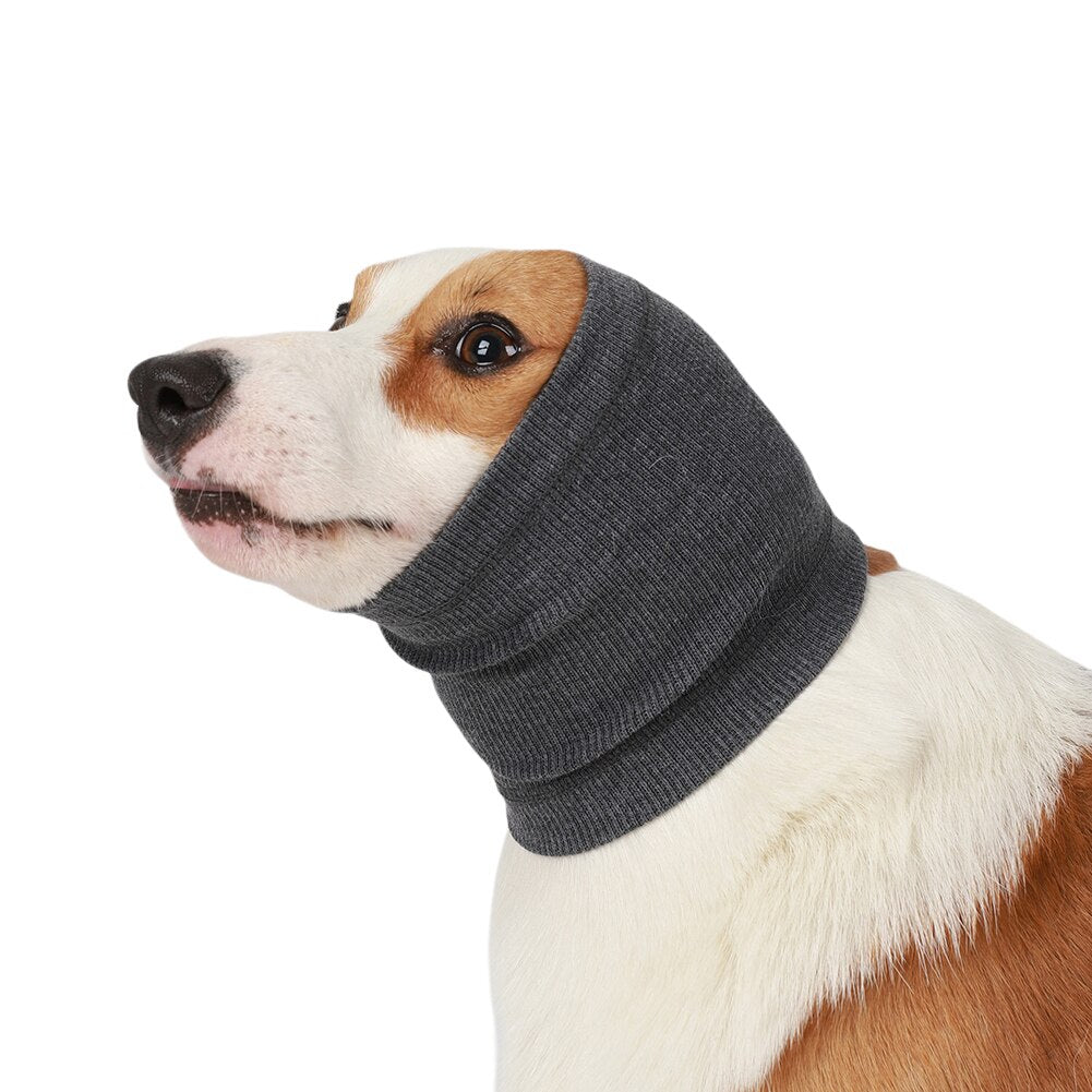 Dog Grooming Earmuff & Warm Headband To Cover Neck & Ears Noise Canceling Soundproof Anxiety Head Sleeve