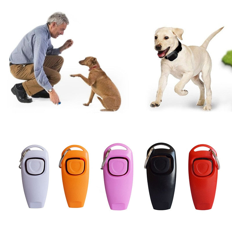 2 in 1 Dog Whistle And Clicker For Training And Recalls
