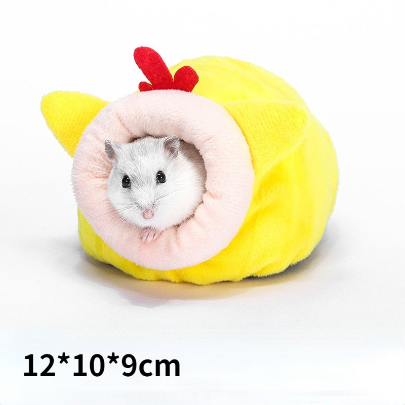 Soft Warm Bed House Hanging Nest & Mat for Hamsters and Other Small Rodents
