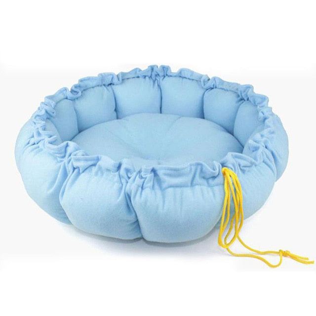 Round Cat Bed Cushion Warm Washable Sofa Soft for Sleeping