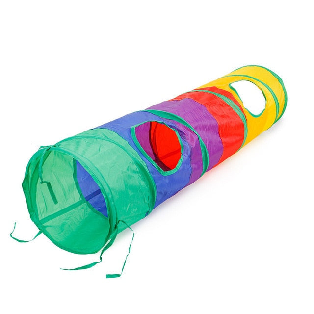 Cats Fold-able Tunnel Interactive Fun Toy