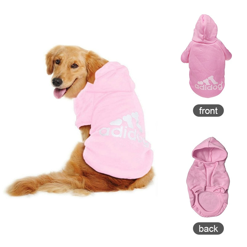 Soft Fleece Dogs Sports Wear Hoodies Warm Sweatshirt
