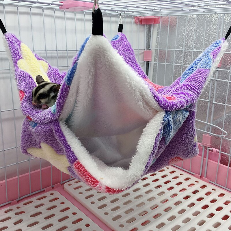 Double Layered Sleeping Hammock For Hamsters And Other Small Rodents