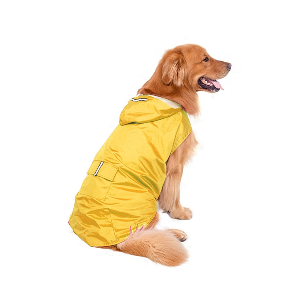 Dogs Waterproof Jacket with with Reflective Stripe