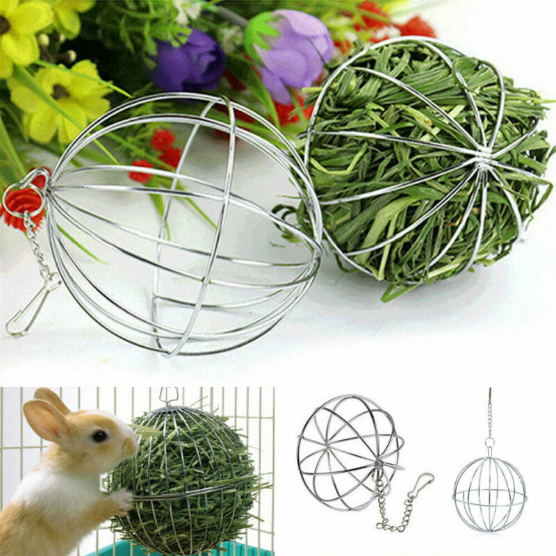 Stainless Steel Round Sphere Feed Dispenser Hanging Hay Ball