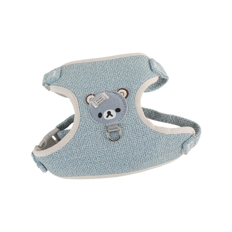 Adjustable Harness And Lead Set For Small Dogs and Puppies(Sizes: Small + medium)