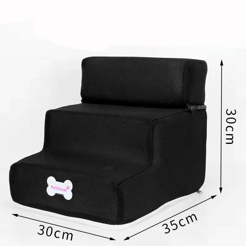 Dog Stairs 3 Steps Stairs for Small Dog or Cat Anti-slip Removable