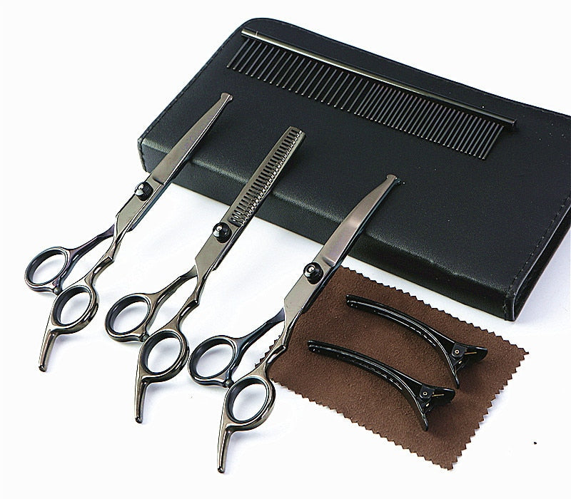 Pet Grooming Scissors Set with Safety Round Tip for Grooming and Hair Care