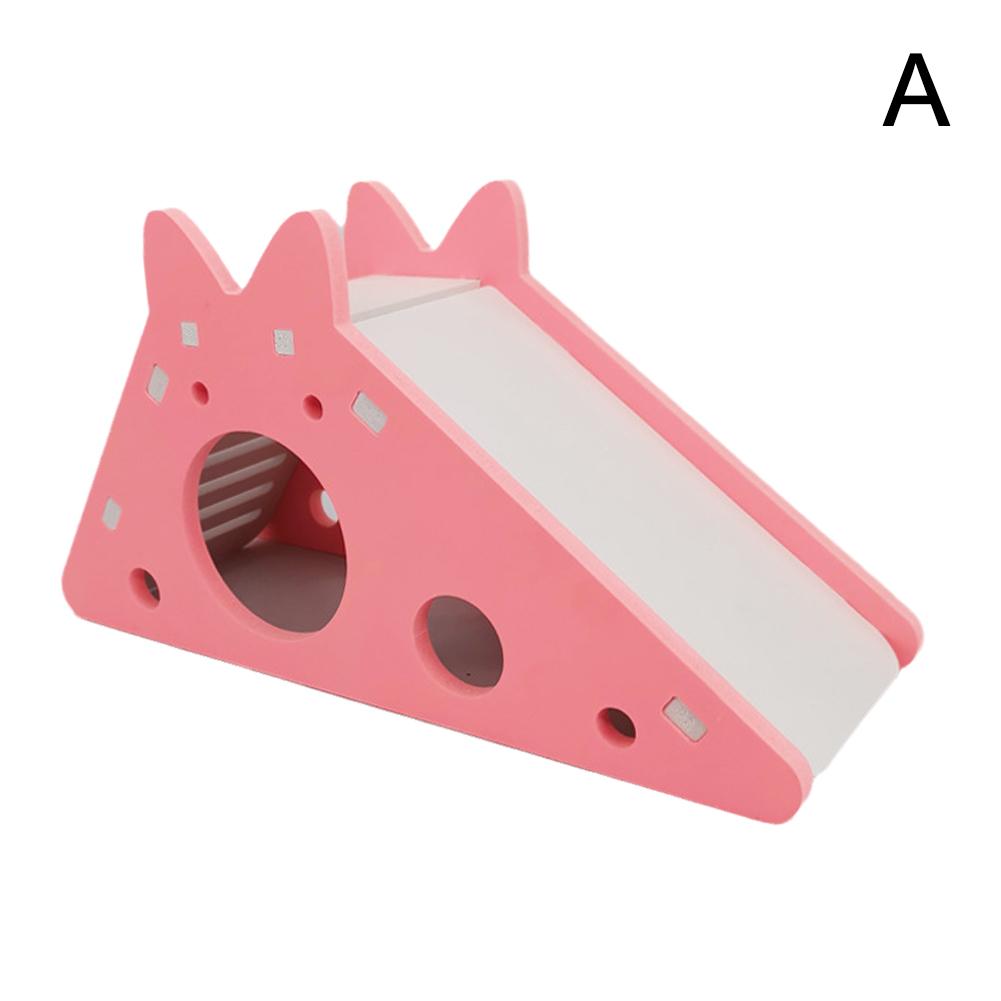 Hamster Slide For Small Fur Babies House Villa Cage Ladder Exercise