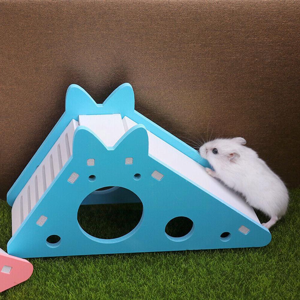 Hamster Slide For Small Fur Babies House Villa Cage Ladder Exercise
