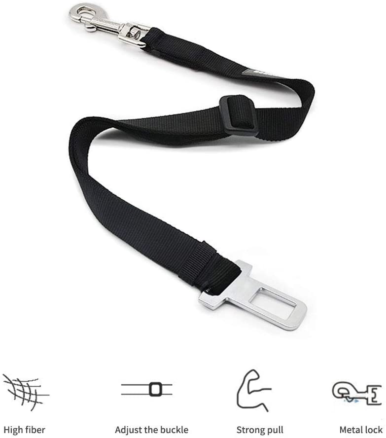 Adjustable Dog Seat/Safety Belt with Safety Clip Lever(Multiple colours available)