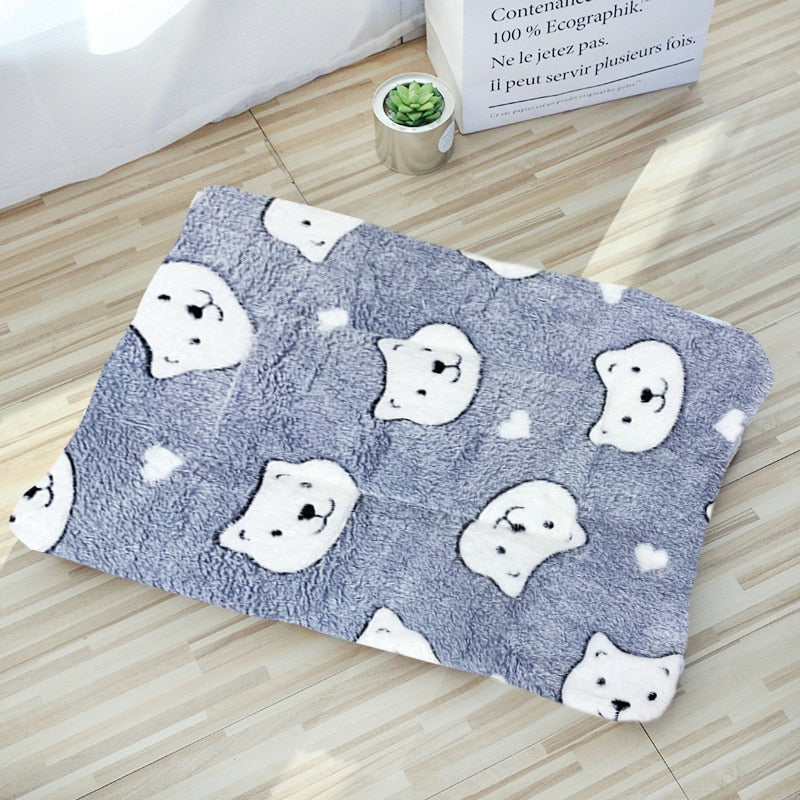 Soft Bed Mats Short Plush Pet Sleeping Bed Mats for Cats & Small Dogs