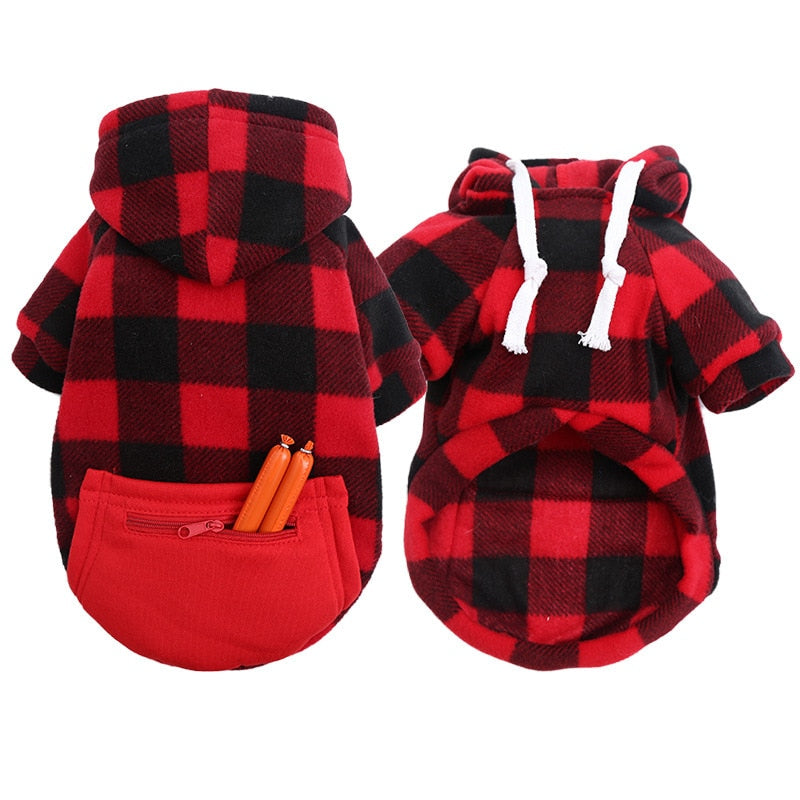 Winter Warm Dog Clothes Soft Wool Hoodies For Small Dogs