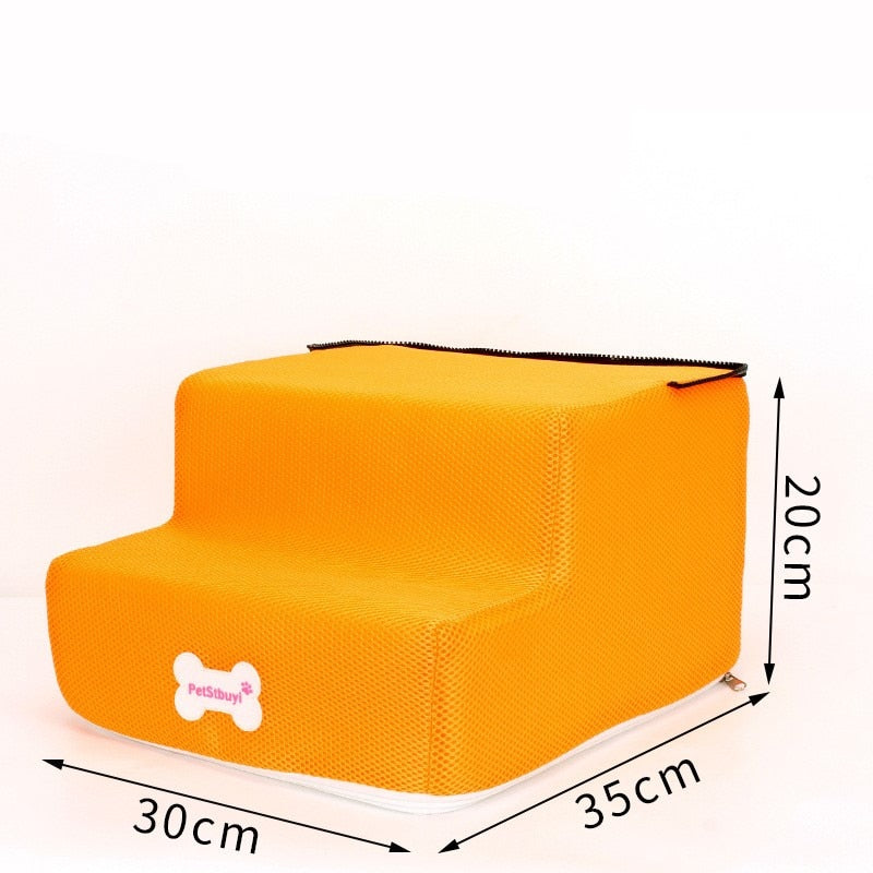 Dog Stairs 3 Steps Stairs for Small Dog or Cat Anti-slip Removable