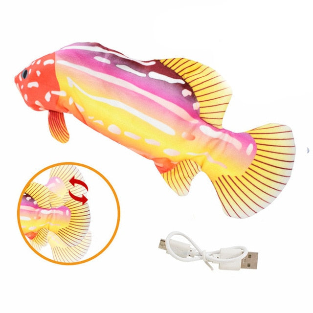 Interactive Electronic Floppy Fish Toys for Dogs