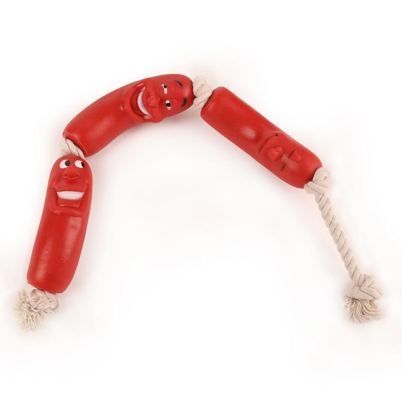 Dog Toys Funny Sausage Shape For Puppies & Dogs