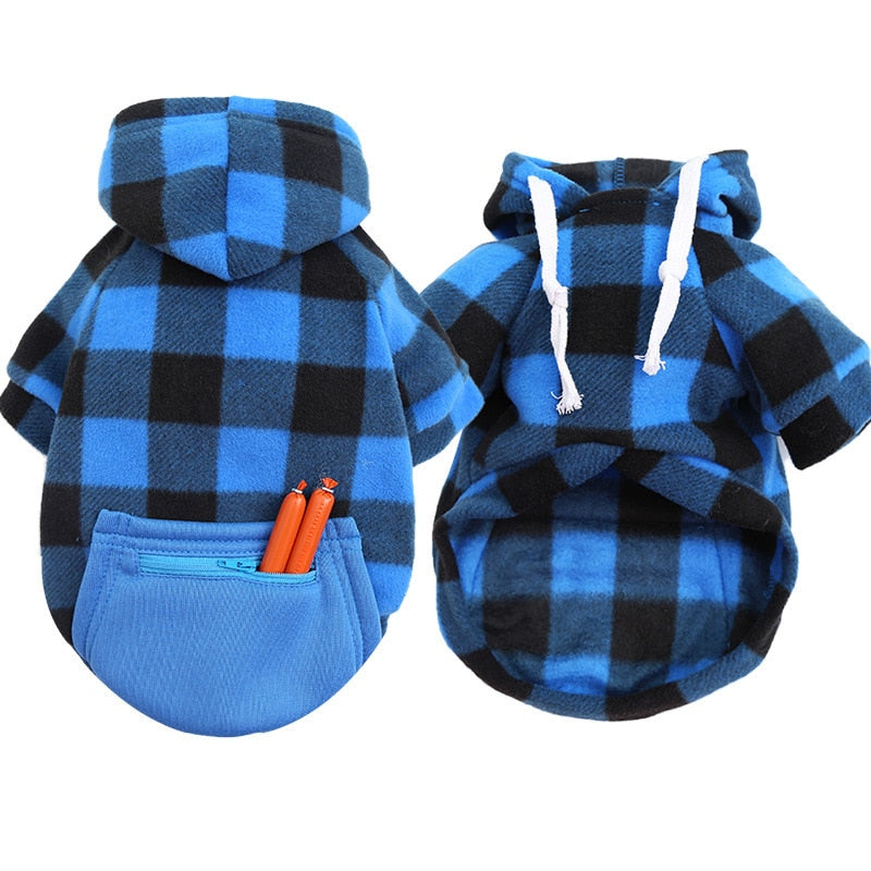 Winter Warm Dog Clothes Soft Wool Hoodies For Small Dogs
