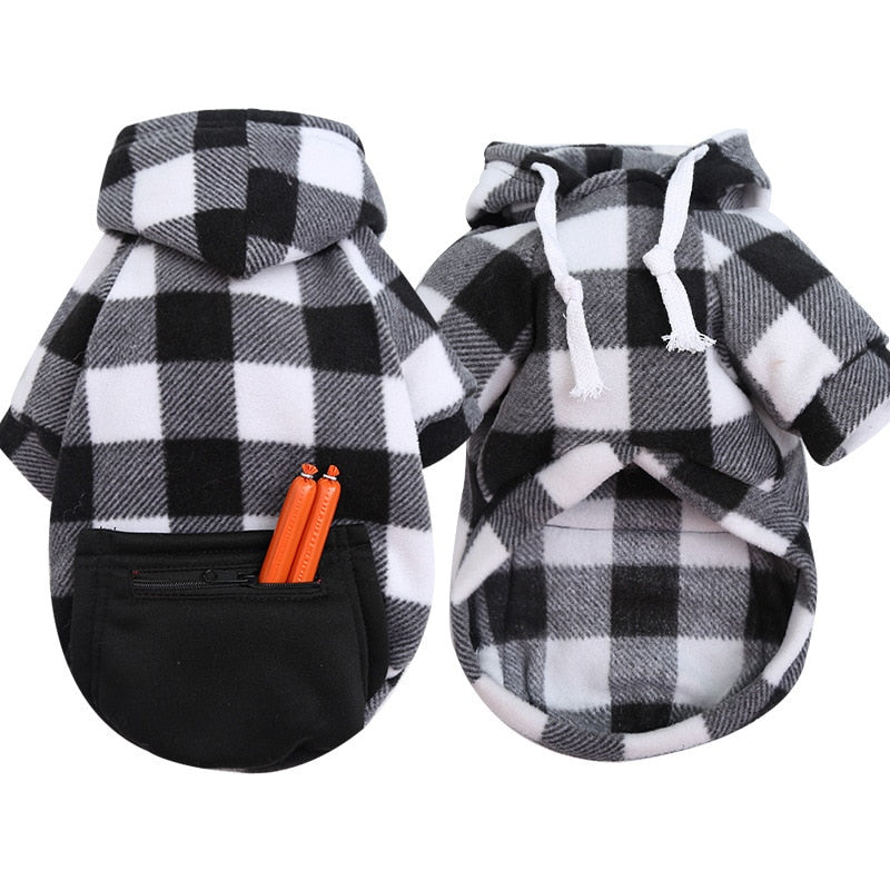 Winter Warm Dog Clothes Soft Wool Hoodies For Small Dogs