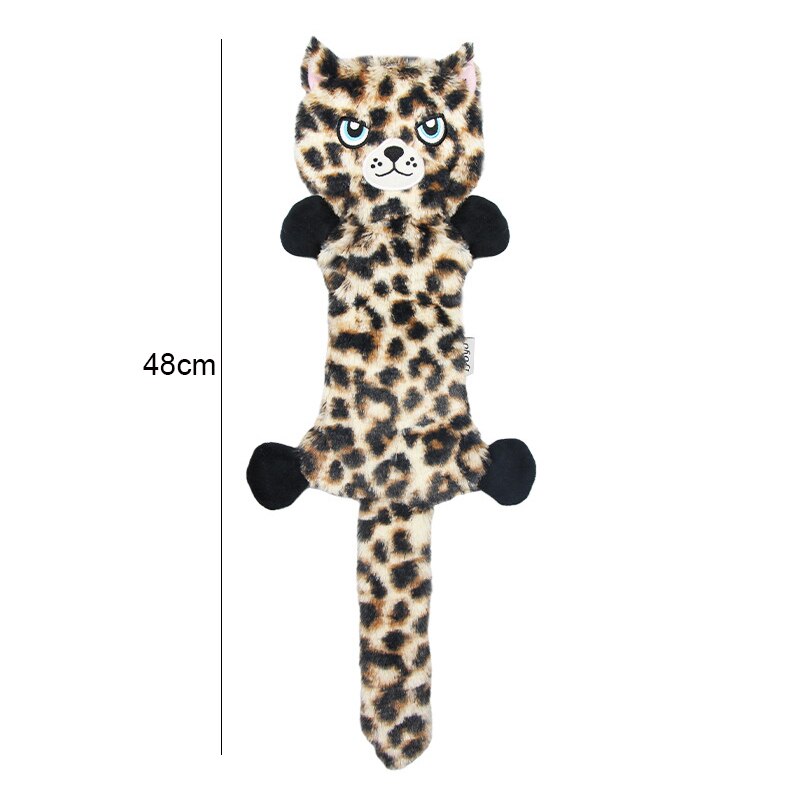 Cute Plush Toys with Squeak Wolf Rabbit Dog Chew